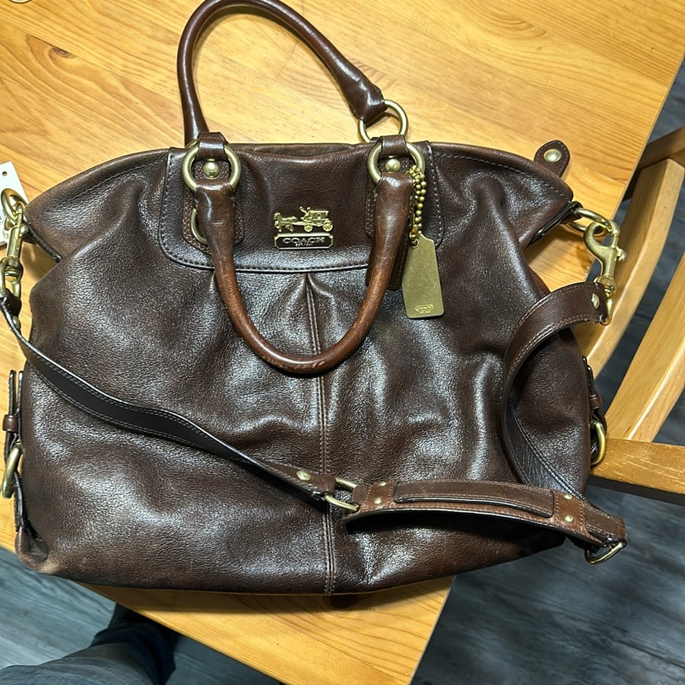 Coach Brown Leather Bag